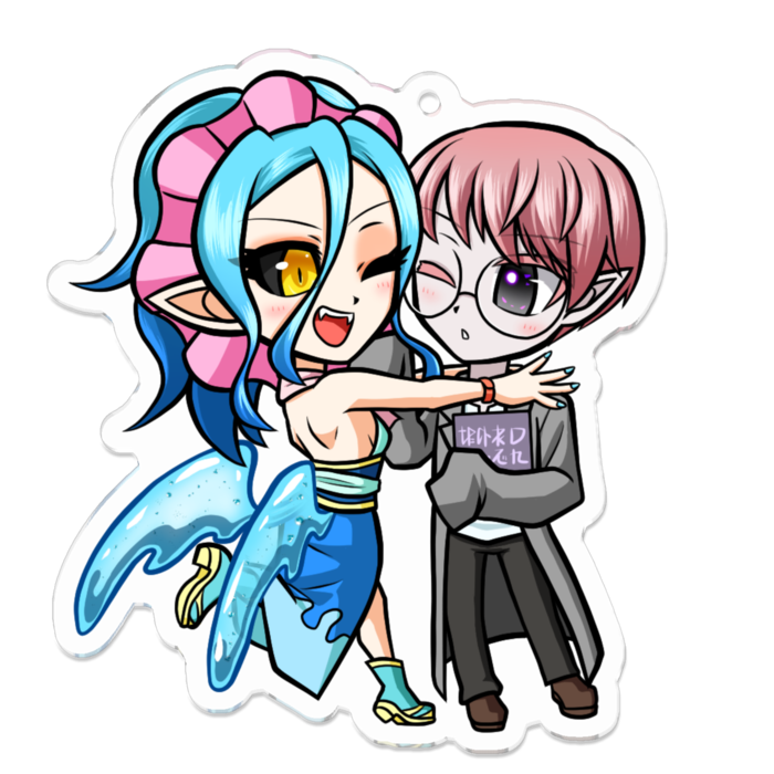 アクリルキーホルダー - 70 x 70 (mm)