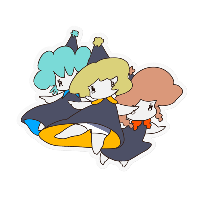 ステッカー - 100 x 100 (mm)