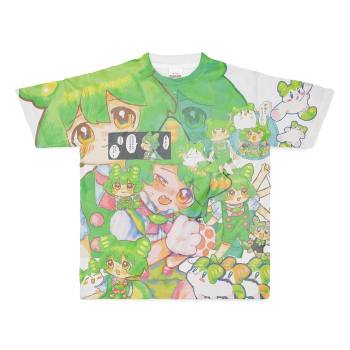 フルグラフィックTシャツ - M - 両面印刷
