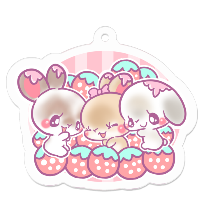 アクリルキーホルダー - 50 x 50 (mm)