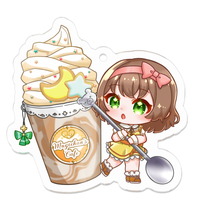 アクリルキーホルダー - 50 x 50 (mm)