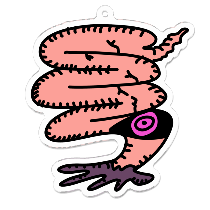 アクリルキーホルダー - 70 x 70 (mm)