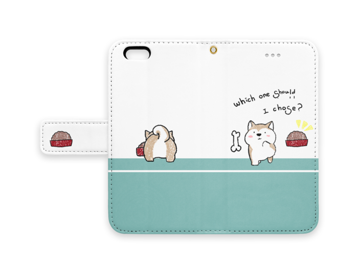 手帳型iPhoneケース - iPhone 6 / 6s - ストラップ穴 あり