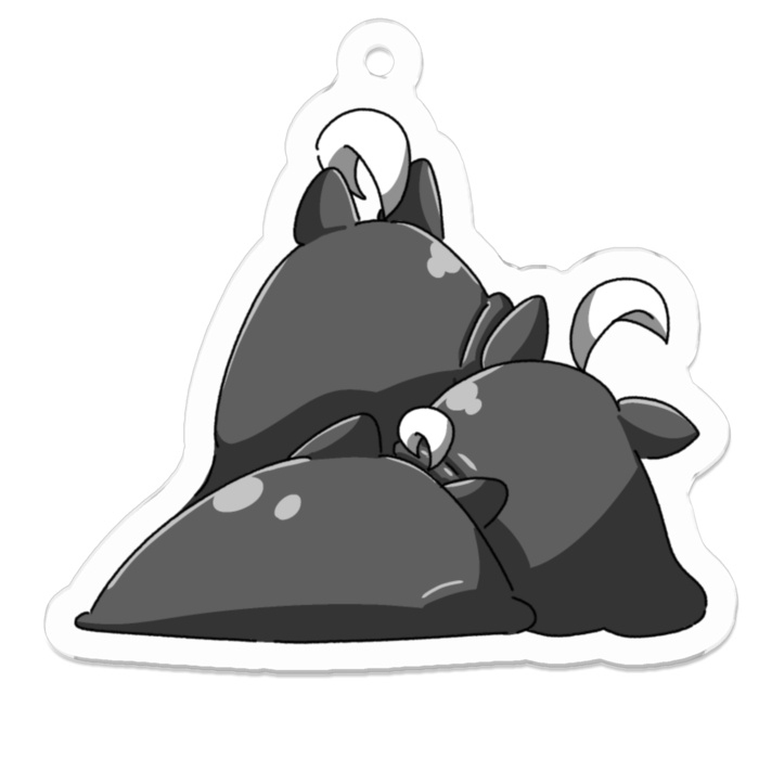 アクリルキーホルダー - 50 x 50 (mm)