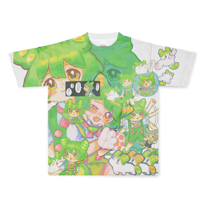フルグラフィックTシャツ - L - 両面印刷