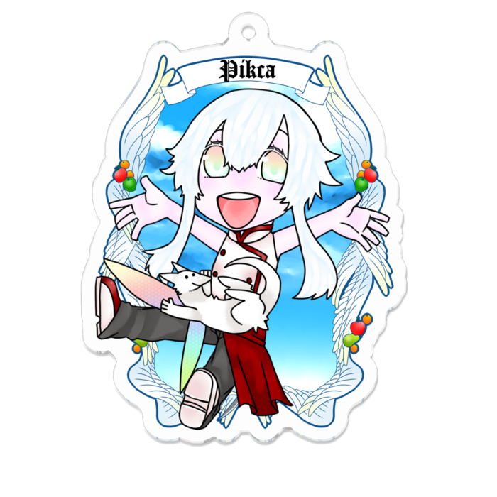 アクリルキーホルダー - 70 x 70 (mm)