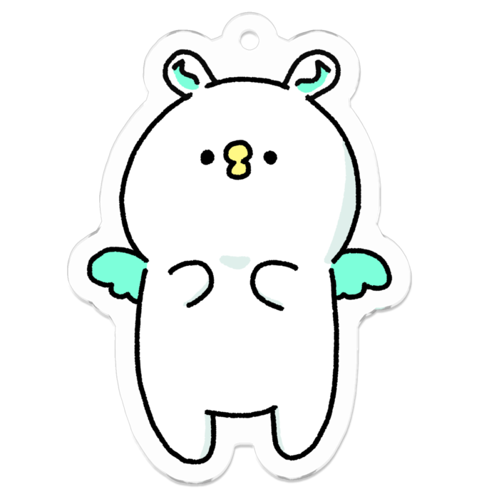 アクリルキーホルダー - 50 x 50 (mm)