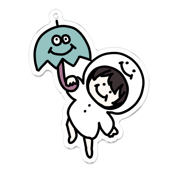 アクリルキーホルダー - 70 x 70 (mm)