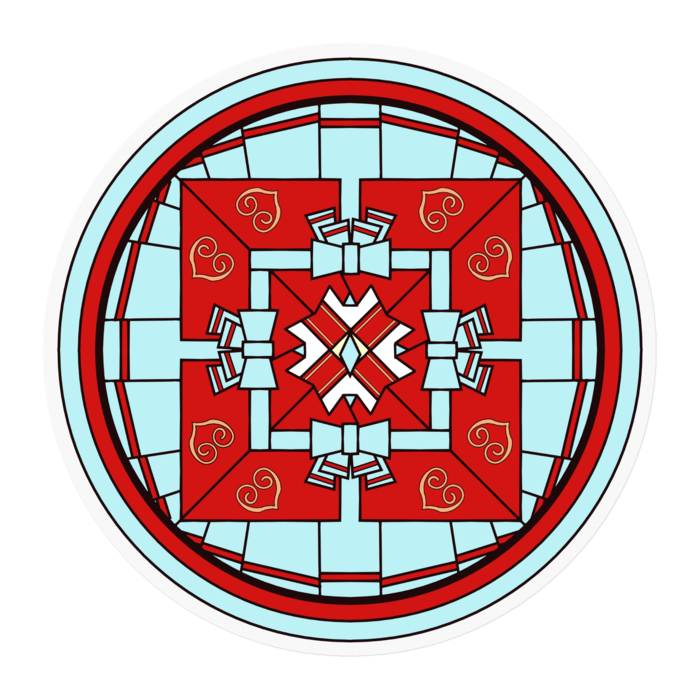 ステッカー - 100 x 100 (mm)
