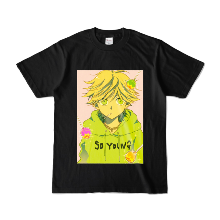 カラーTシャツ - S - ブラック (濃色)