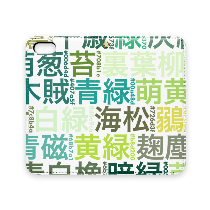 手帳型iPhoneケース（ベルトなし） - iPhone 5 / 5s / SE(第1世代) - ストラップ穴 あり