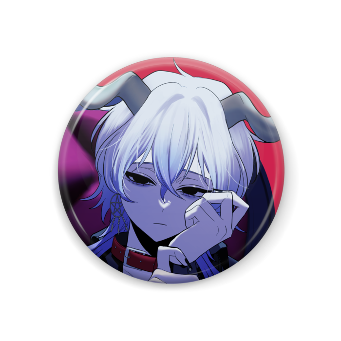 缶バッジ - 44mm バール_舌出し