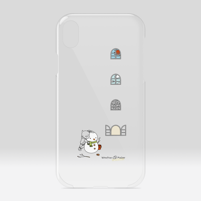 snowy クリアiPhoneケース - iPhone XR(3)