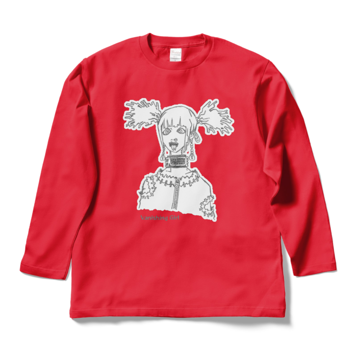 ロングスリーブTシャツ - L - レッド
