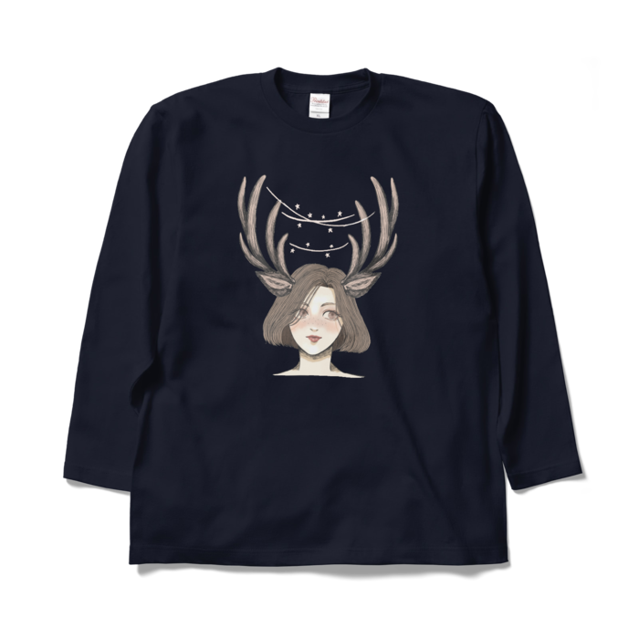 ロングスリーブTシャツ - XL - ネイビー
