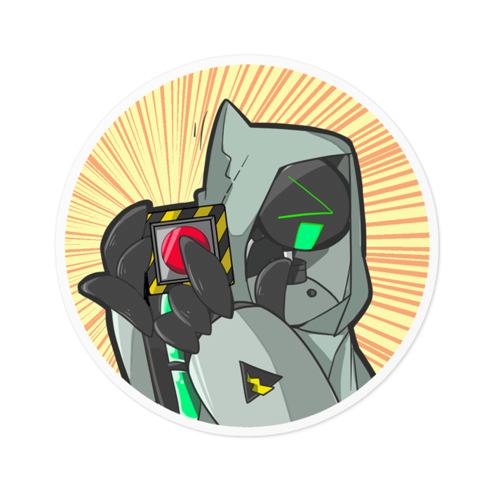 ステッカー - 100 x 100 (mm)