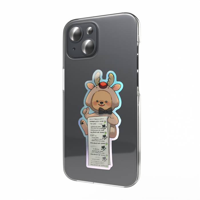 オーロラスマホステッカー - 縦