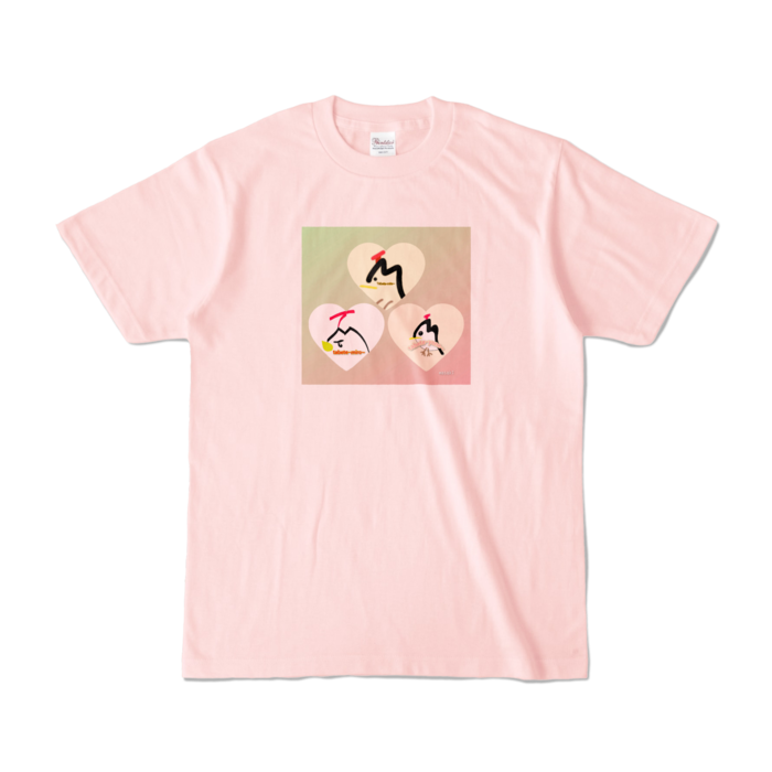 カラーTシャツ - S - ライトピンク (淡色)(1)