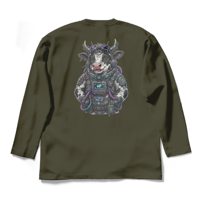 ロングスリーブTシャツ - L - アーミーグリーン(1)