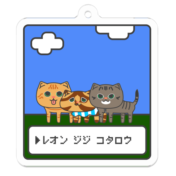 アクリルキーホルダー - 50 x 50 (mm)