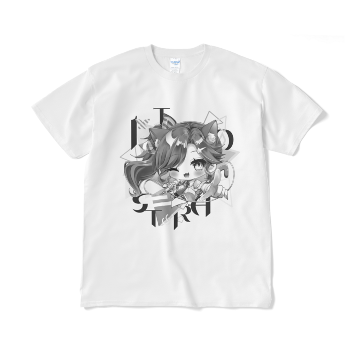 白Tシャツ(モノクロ)XL