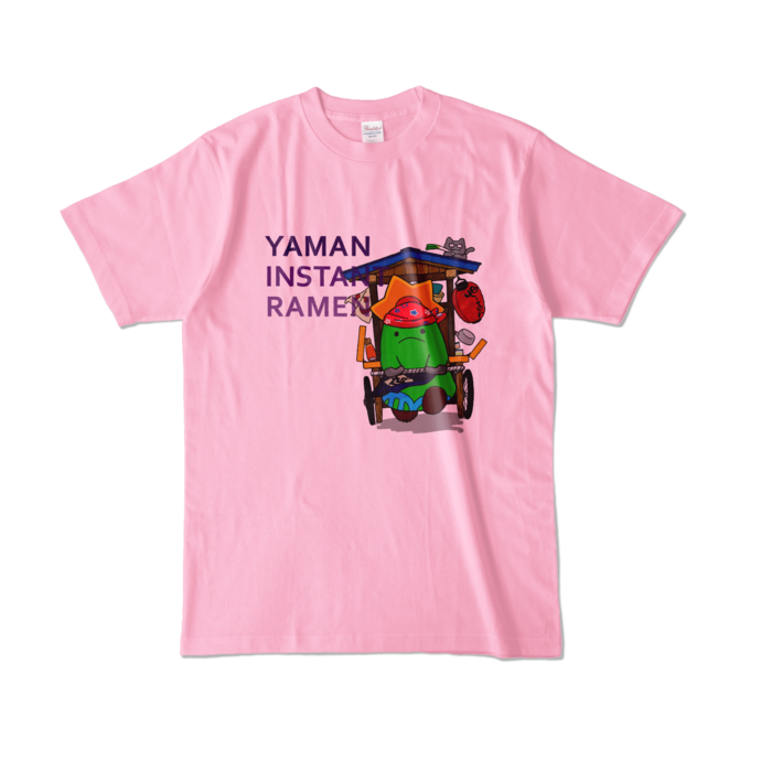カラーTシャツ - L - ピーチ (淡色)