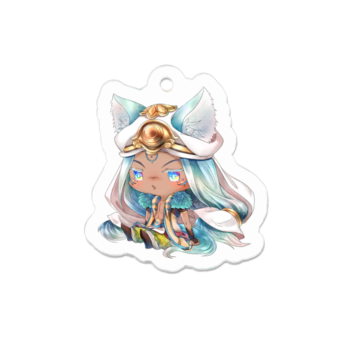 アクリルキーホルダー レオン- 50 x 50 (mm)