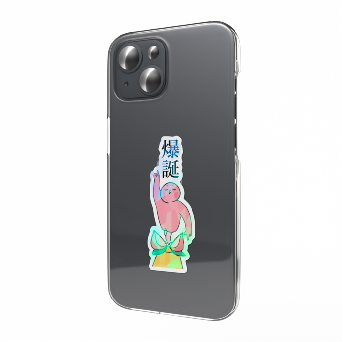 ホログラムスマホステッカー - 縦