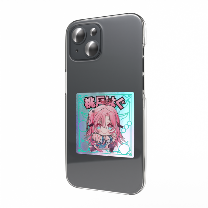 オーロラスマホステッカー - 縦