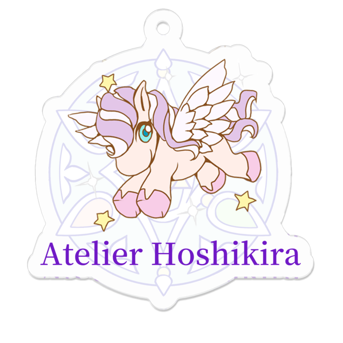 アクリルキーホルダー - 50 x 50 (mm)