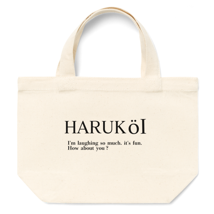 トートバッグ × 英字