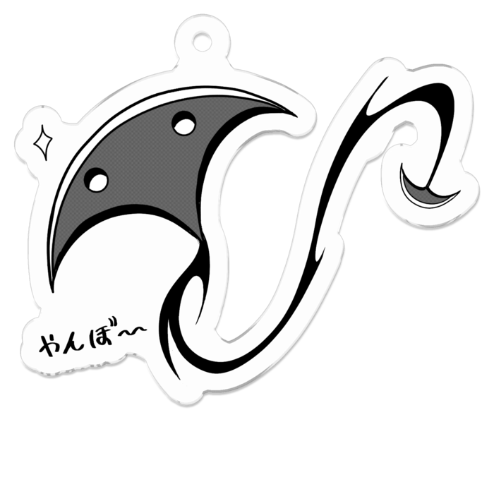 アクリルキーホルダー - 50 x 50 (mm)