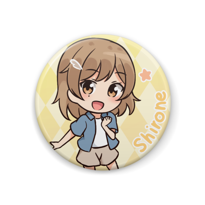 シロネ　缶バッジ - 44mm