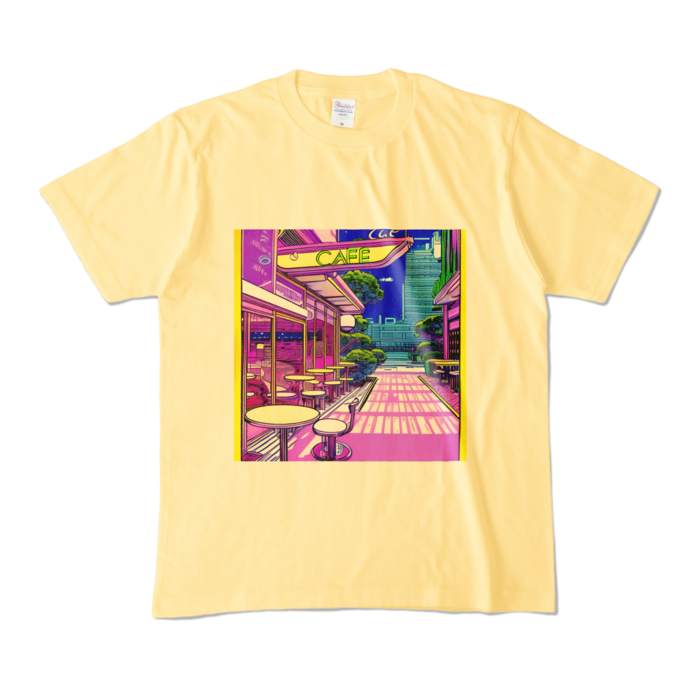 カラーTシャツ - M - ライトイエロー (淡色)