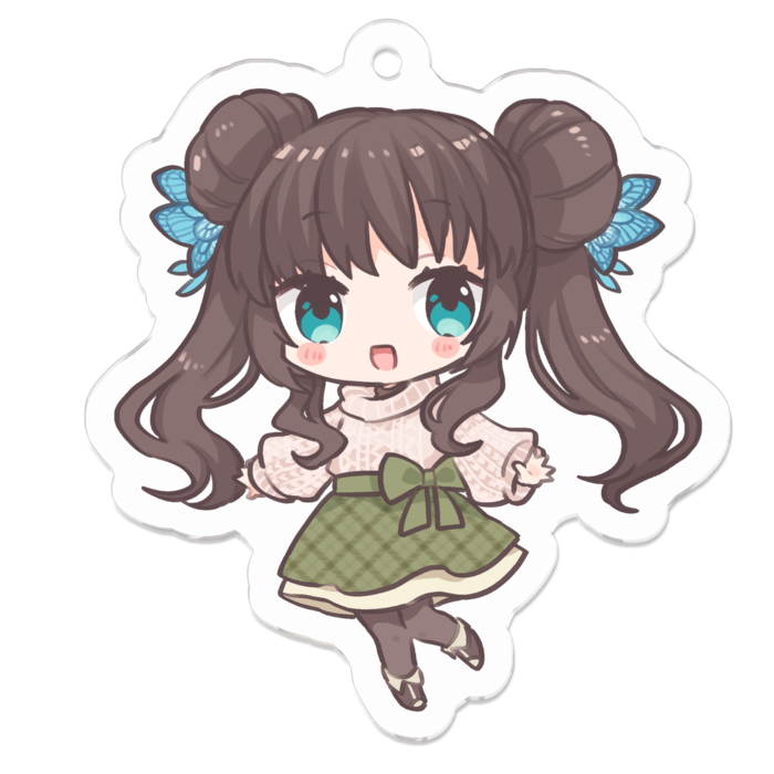 アクリルキーホルダー - 50 x 50 (mm)