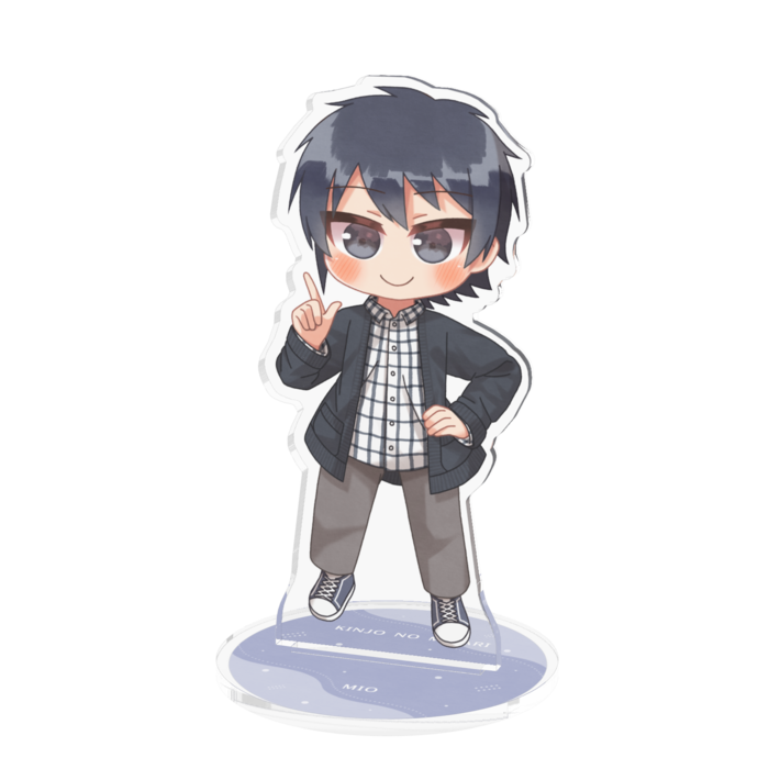水川海緒アクリルフィギュア(冬服) - 100x100mm