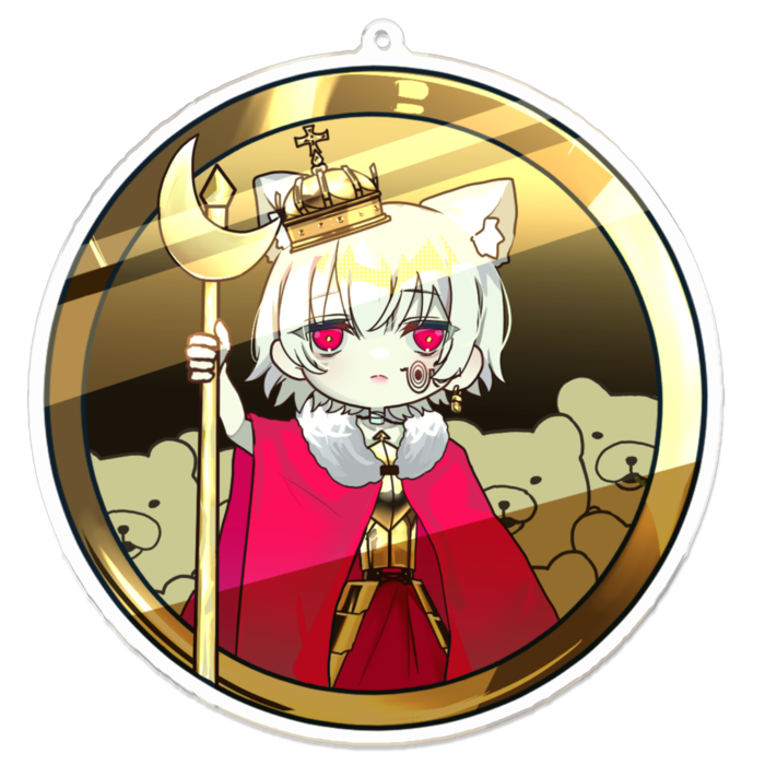 アクリルキーホルダー - 100 x 100 (mm)