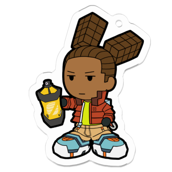 アクリルキーホルダー - 50 x 50 (mm)