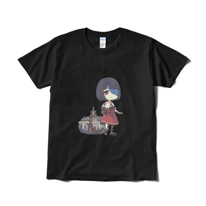 『オノゴロ物語』ハル(E)Tシャツ(短納期) - L - ブラック