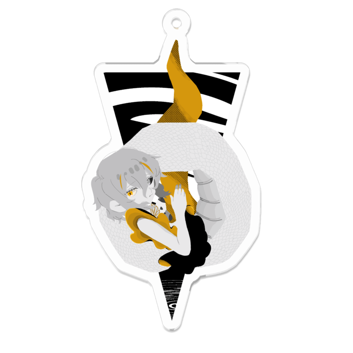 アクリルキーホルダー - 70 x 70 (mm)