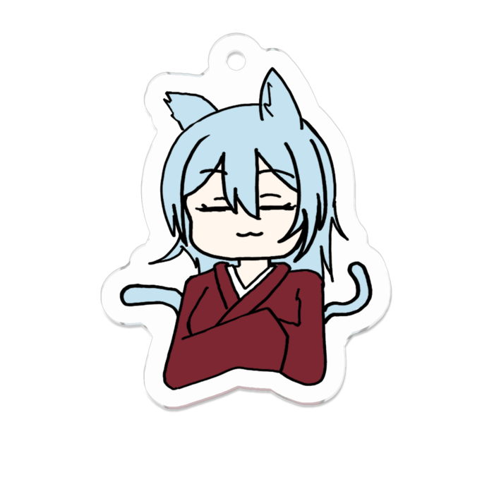 アクリルキーホルダー - 50 x 50 (mm)