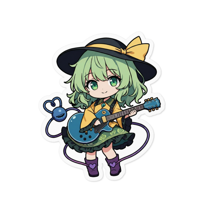 ステッカー - 100 x 100 (mm)(キャラのみ)