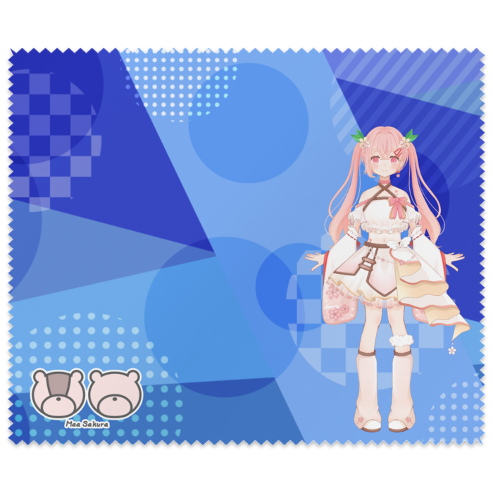 メガネ拭き①ブルー