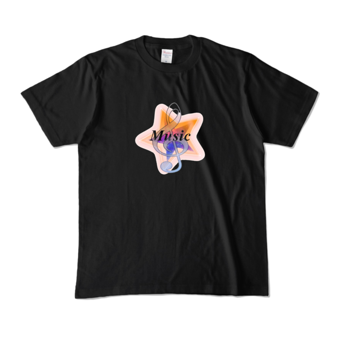 カラーTシャツ - M - ブラック (濃色)