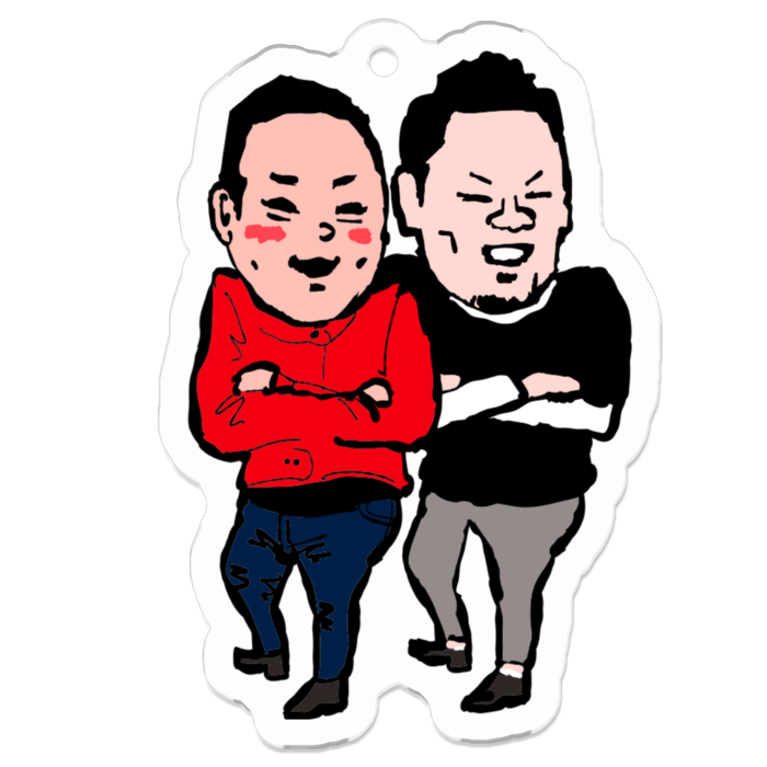 アクリルキーホルダー - 50 x 50 (mm)