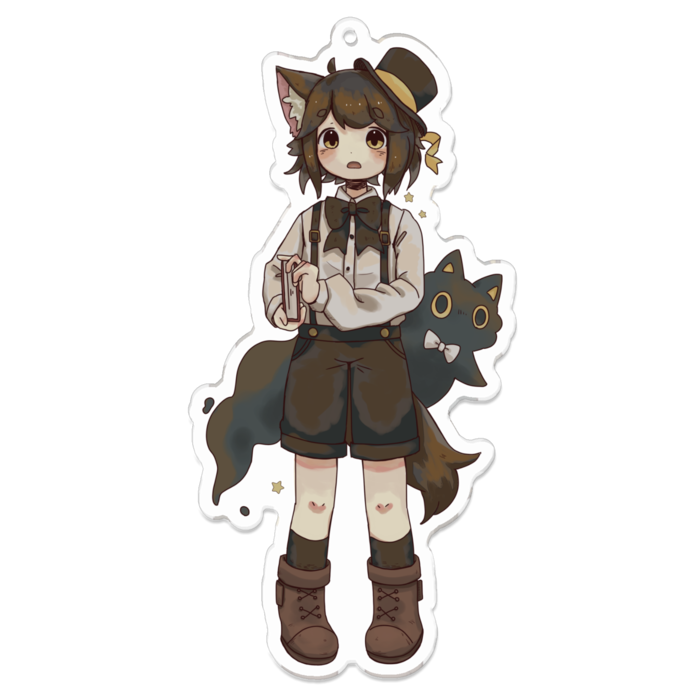 アクリルキーホルダー - 100 x 100 (mm)