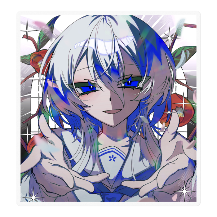 ステッカー - 100 x 100 (mm)