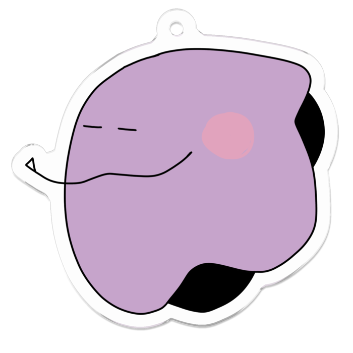 アクリルキーホルダー(コーティング) - 50 x 50 (mm)
