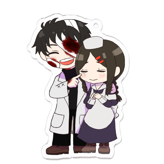 アクリルキーホルダー - 70 x 70 (mm)