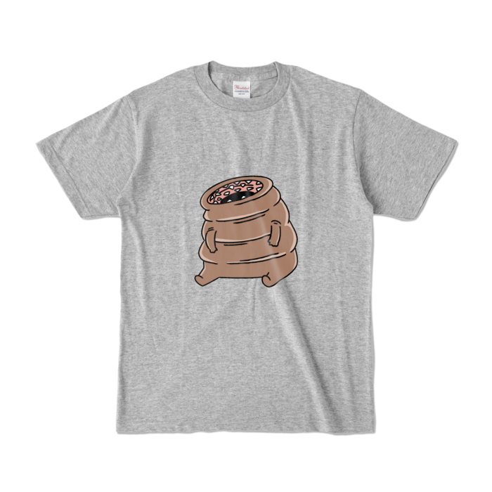 カラーTシャツ - S - 杢グレー (濃色)